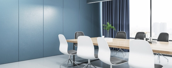 Spotless conference room